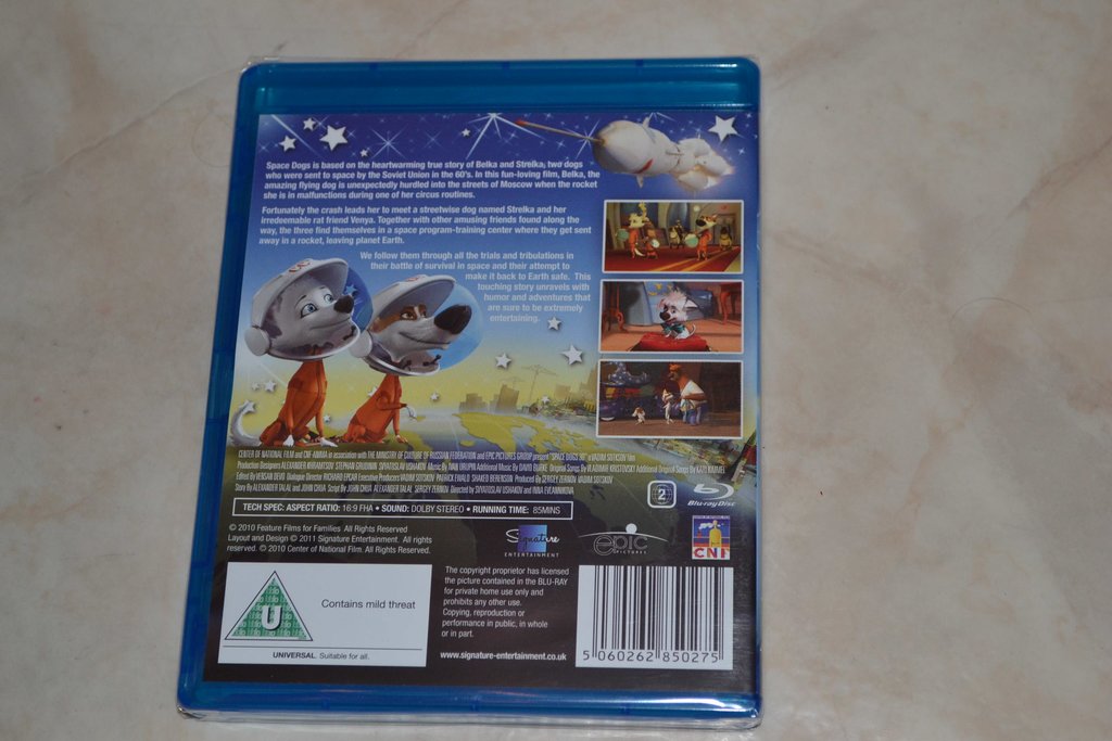 Space Dogs (2010) Film Bluray Nyskick