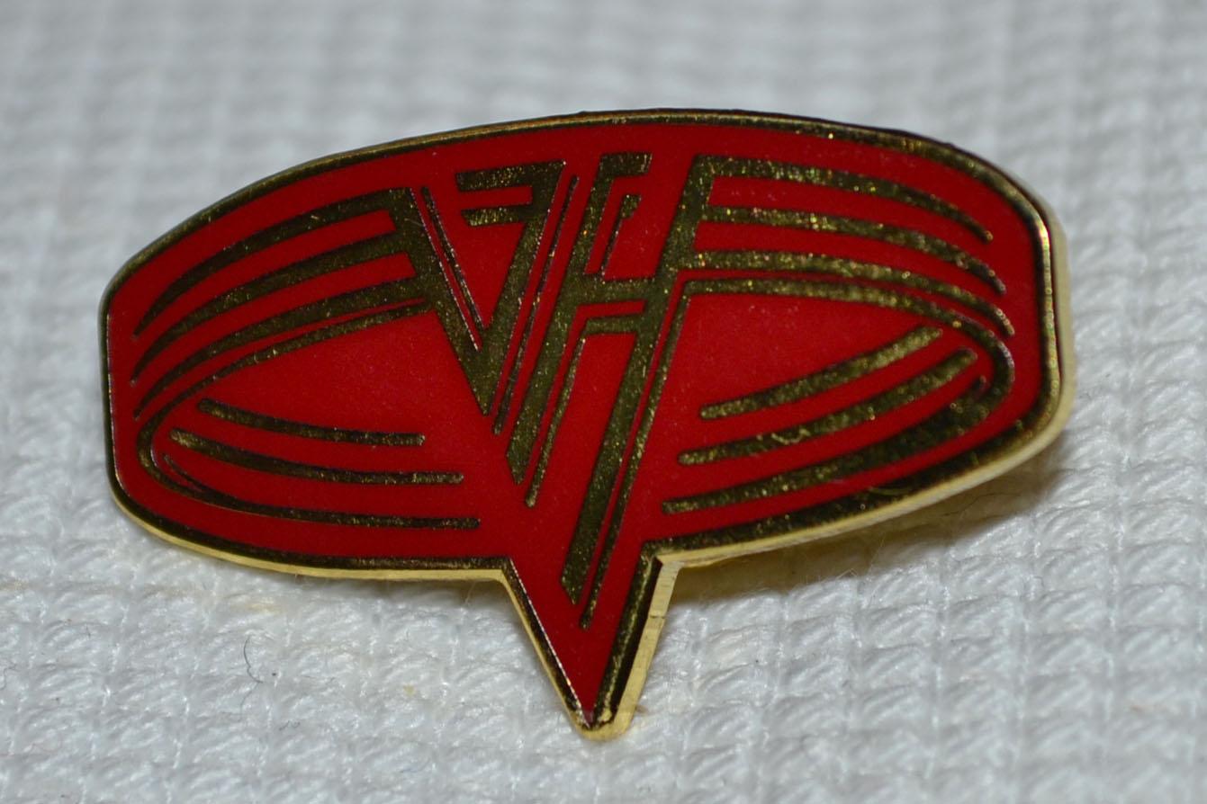 Van Helen Musik Logo m. Emalj Brosch Pin 3cm Ny