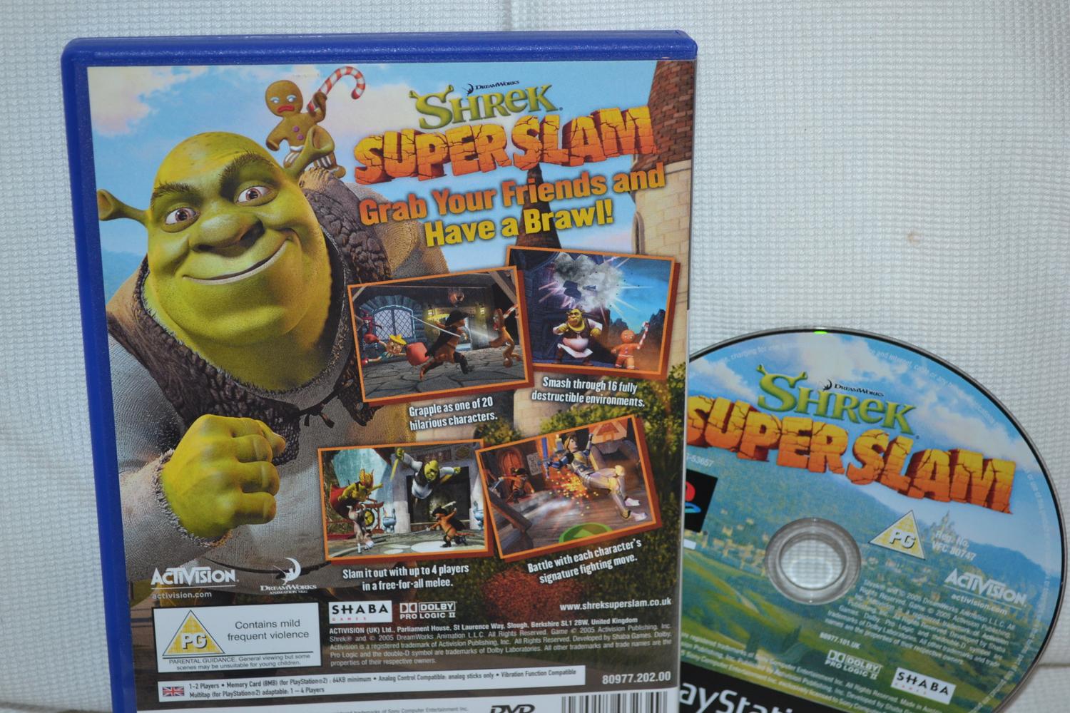 Shrek: Super Slam PS2 Playstation 2 (Utan Manual) Fint Skick