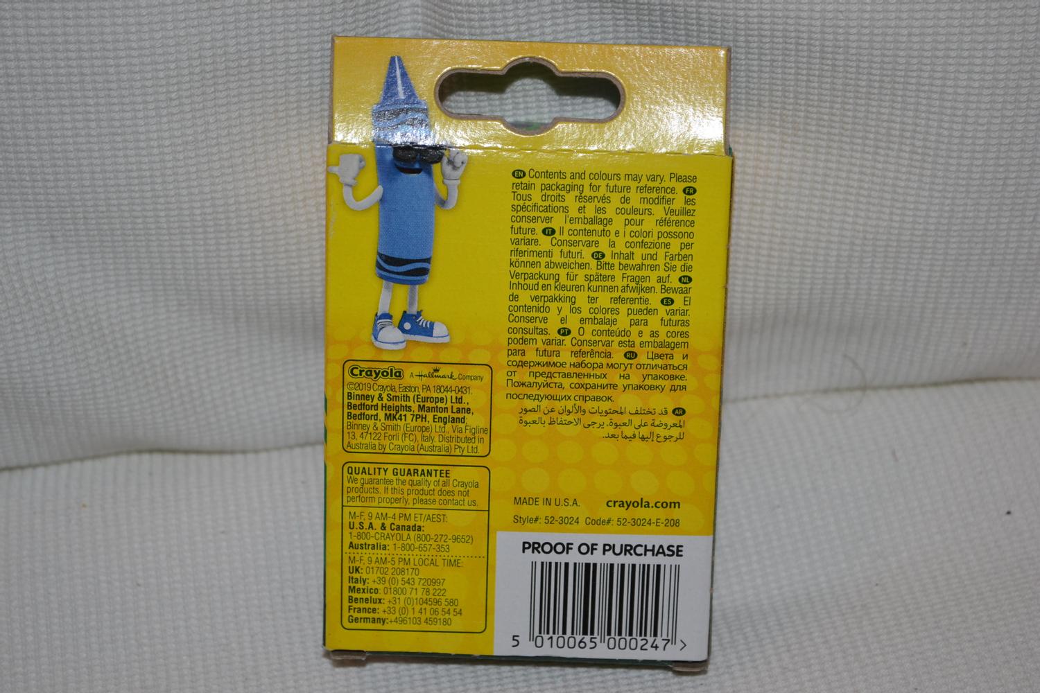 24st Kritor Färgkritor Crayola Ny