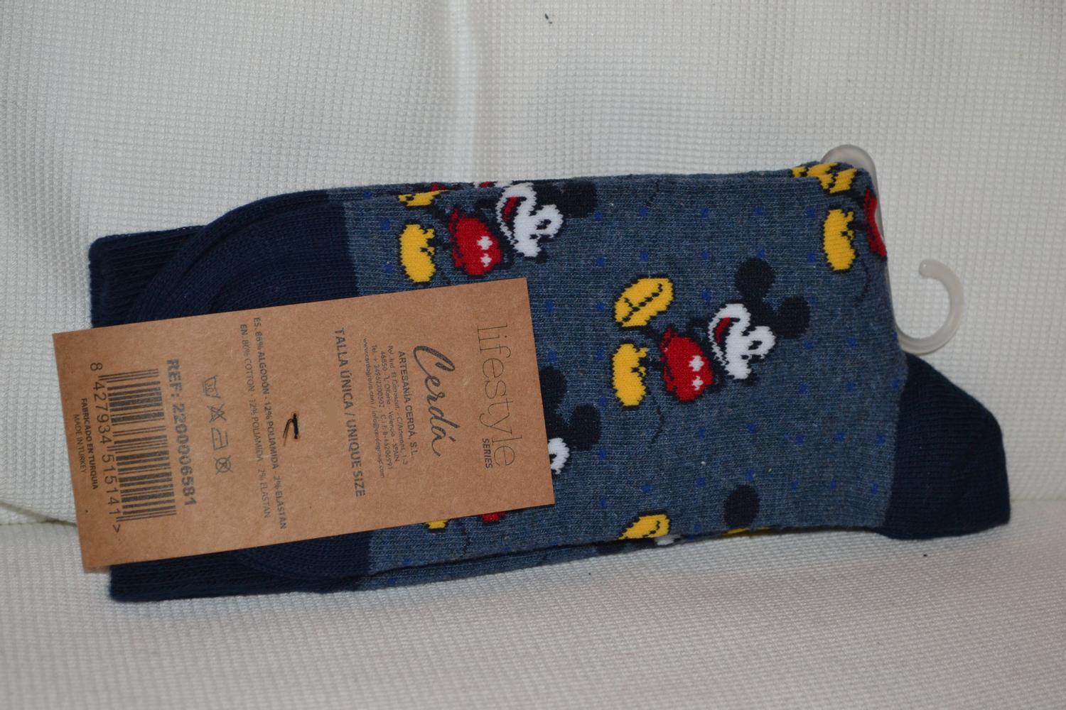 Musse Pigg Sockar Strumpor Cerda (Strl 35-41) Disney Par Ny
