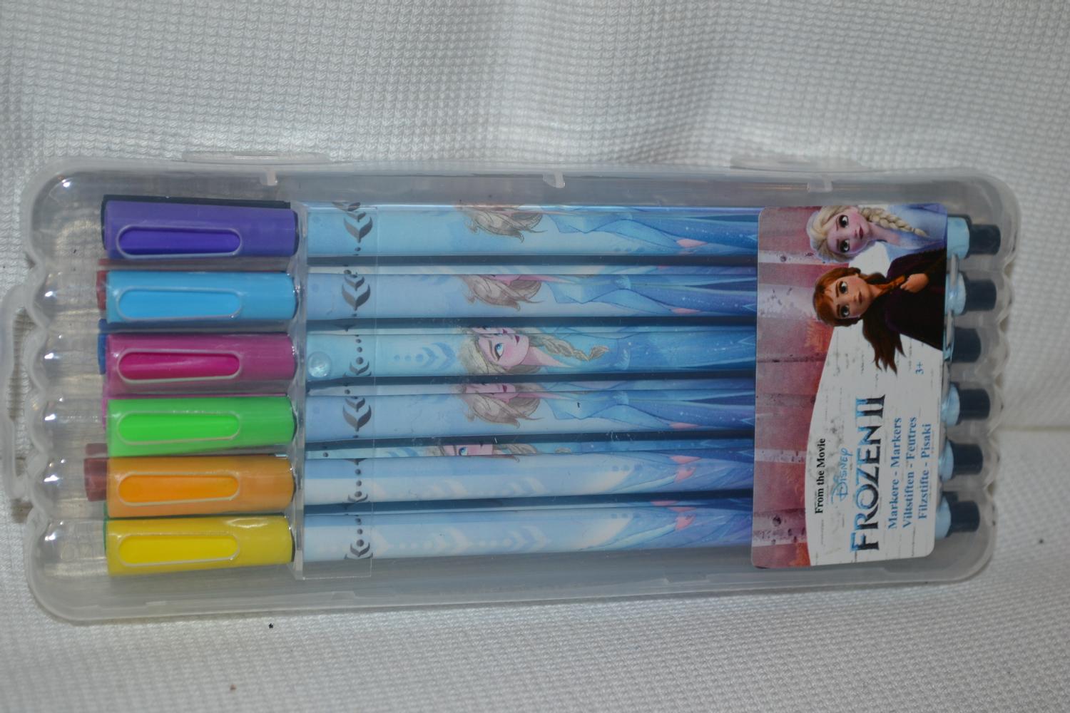 12st Färgpennur Tusch Frost 2 Disney Set Ny