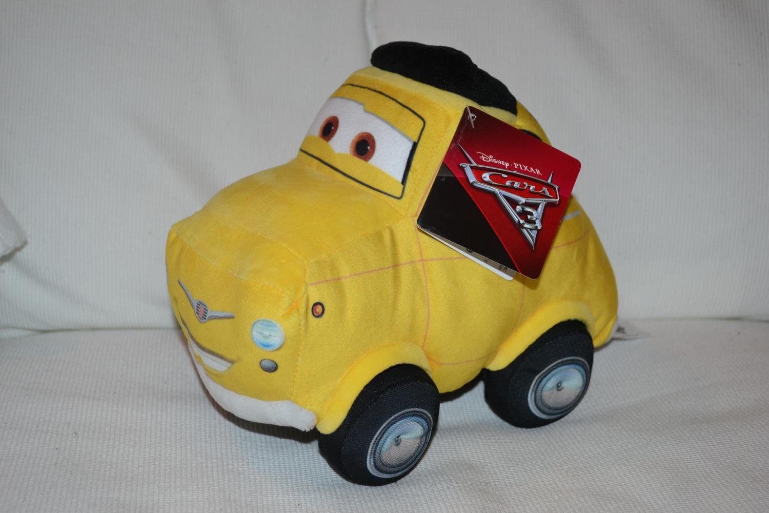 Luigi Bilar Disney Mjukis Plushie 23cm Gul Ny