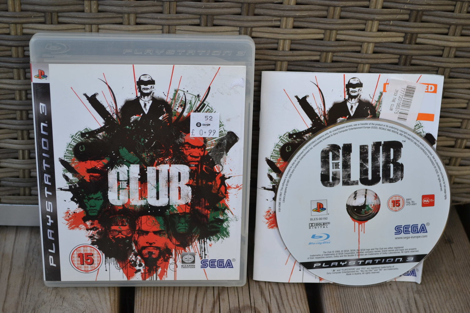 The Club PS3 Playstation 3 Komplett Fint Skick