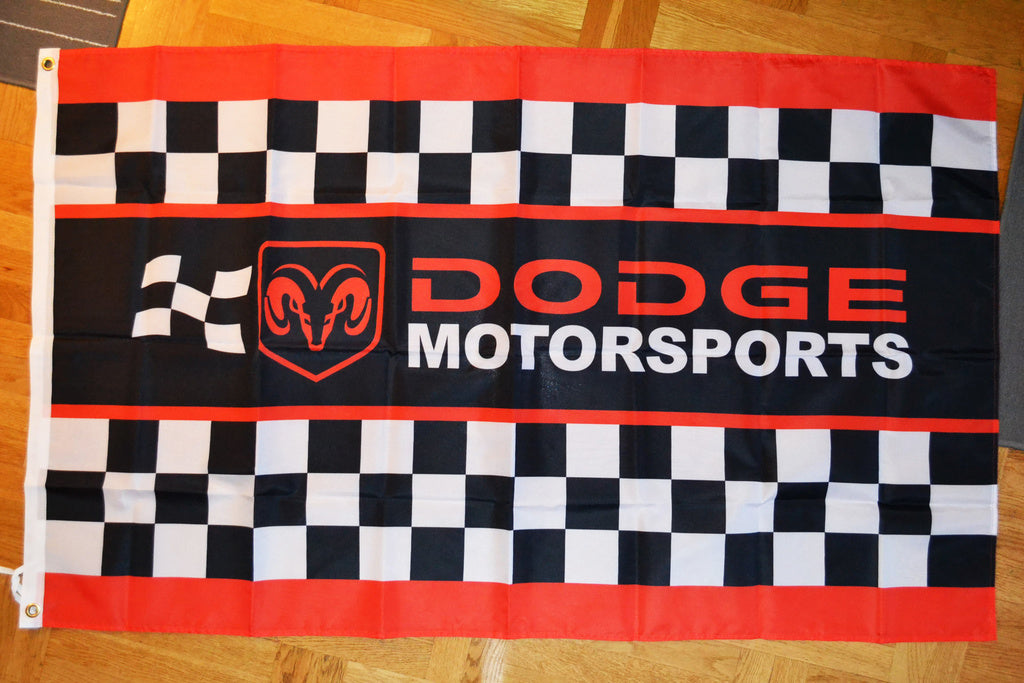 Dodge Motorsports Flagga 90*150cm (GM, Racing) Ny