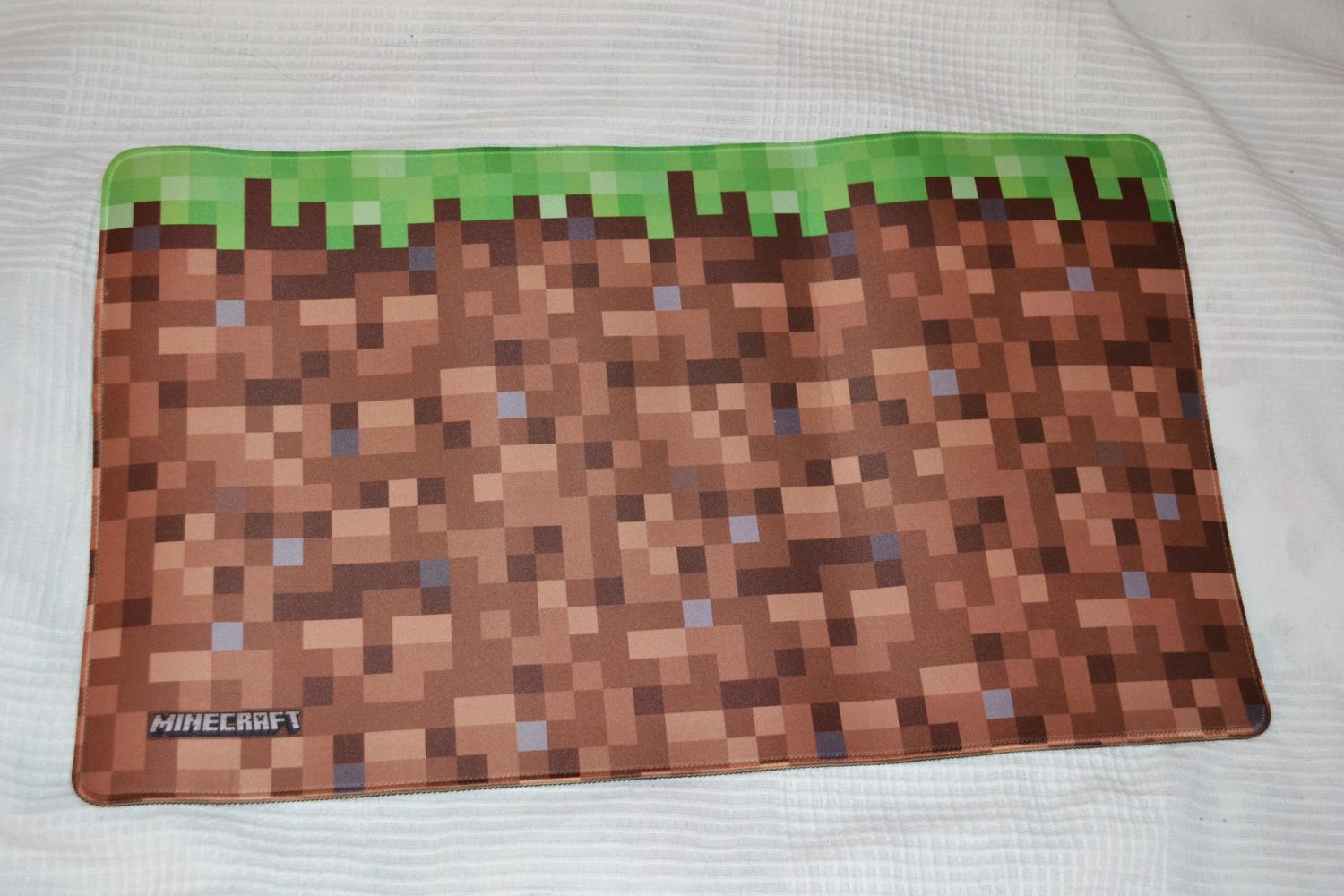 Minecraft Musmatta Jord m. Gräs 60*35cm Mojang Ny
