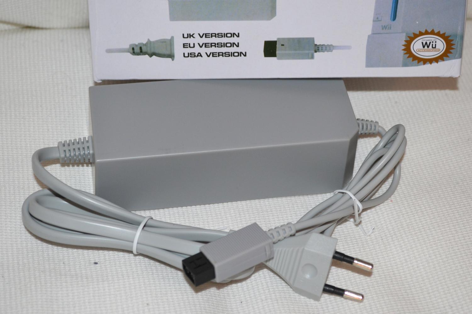 Nintendo Wii Strömadapter EU Ny