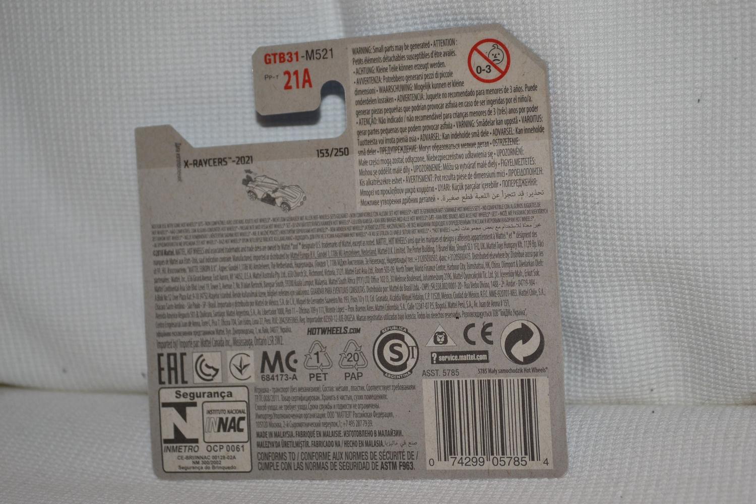 Slide Kick R-Raycers 1:64 Hot Wheels 2021 7cm Ny