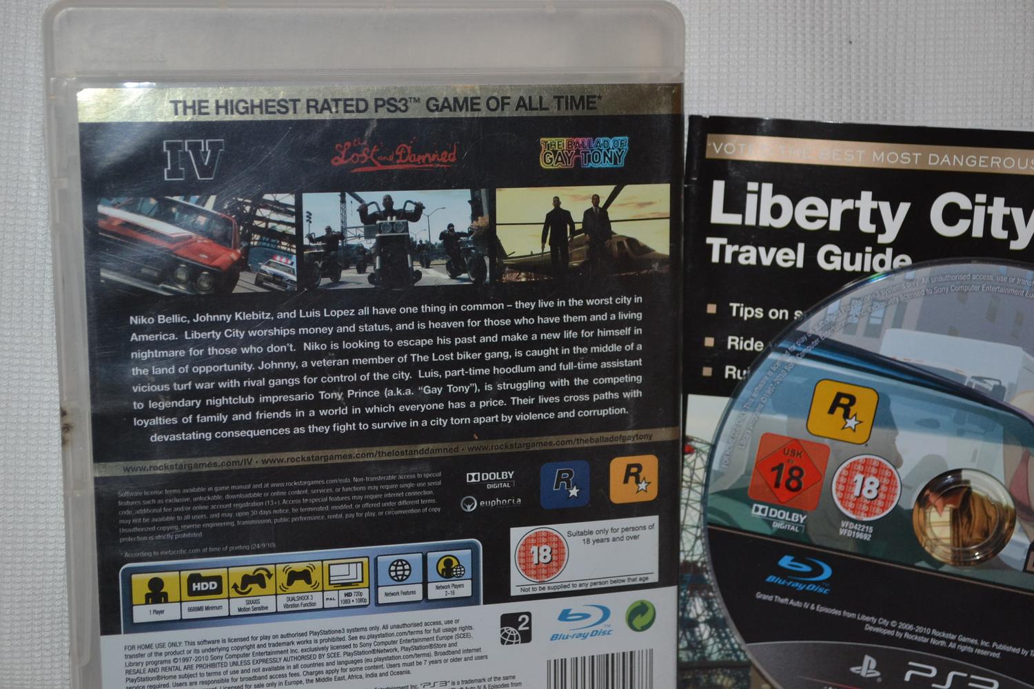 Grand Theft Auto IV: Complete Edition PS3 Playstation 3 Komplett Fint Skick