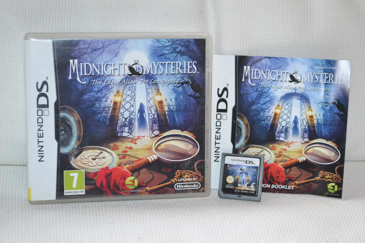 Midnight Mysteries: The Edgar Allan Poe NDS Nintendo DS Komplett Fint Skick