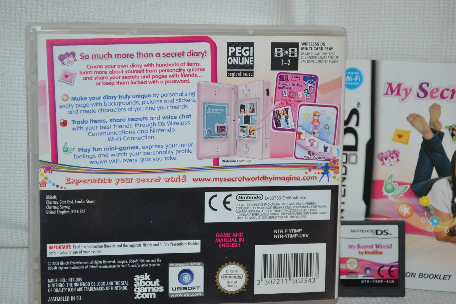 My Secret World by Imagine NDS Nintendo DS Komplett Fint Skick