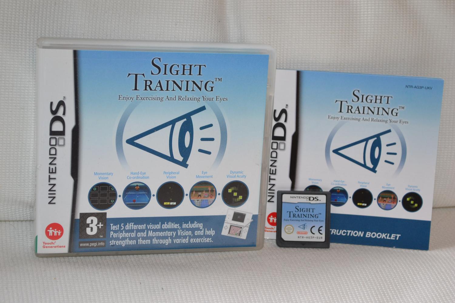 Sight Training NDS Nintendo DS Komplett Fint Skick