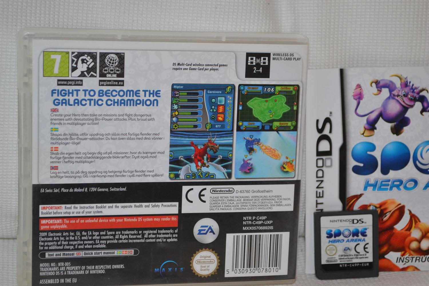 Spore Hero Arena NDS Nintendo DS Komplett Fint Skick