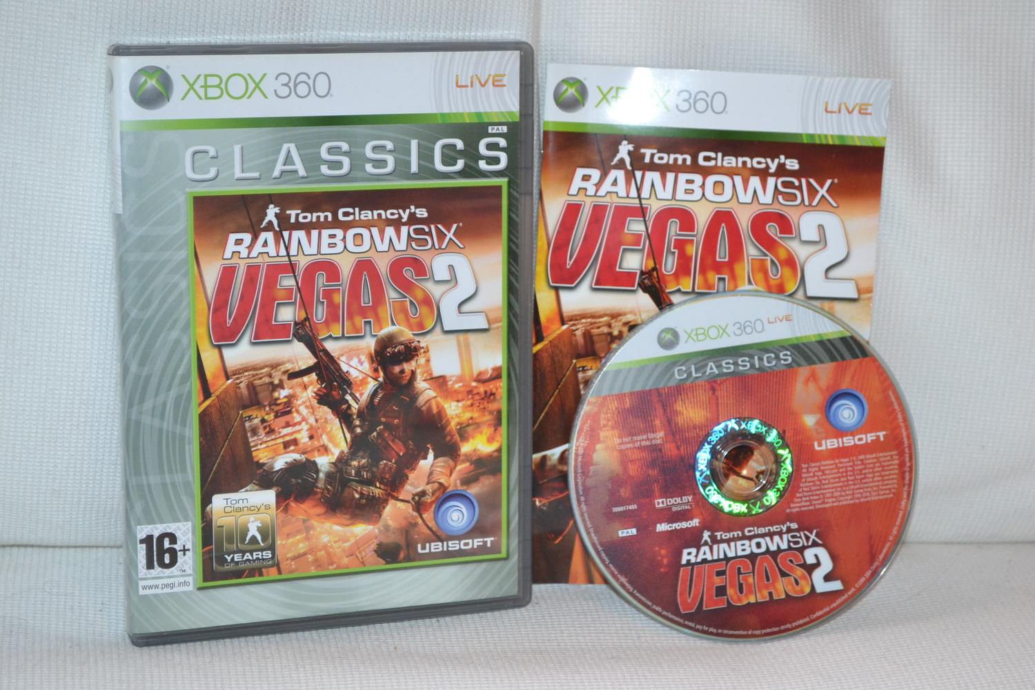 Tom Clancys Rainbow Six: Vegas 2 Classics Xbox 360 Komplett Fint Skick