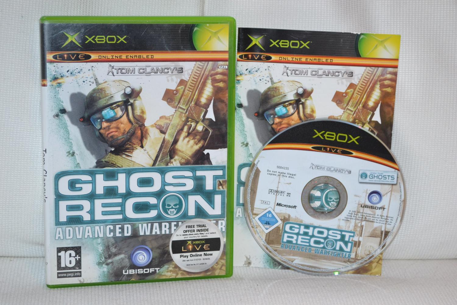 Tom Clancys Ghost Recon: Advanced Warfighter XBOX Komplett Fint Skick