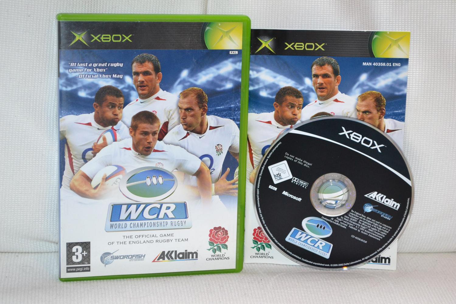 World Championship Rugby XBOX Komplett Fint Skick