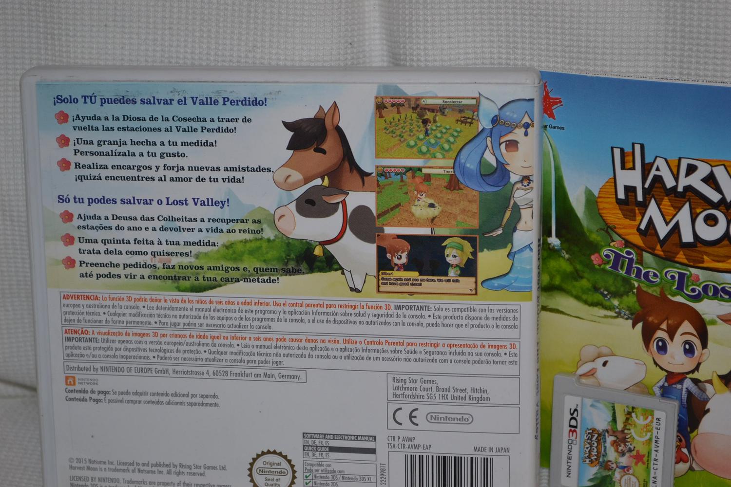 Harvest Moon The Lost Valley 3DS Nintendo Komplett Fint Skick