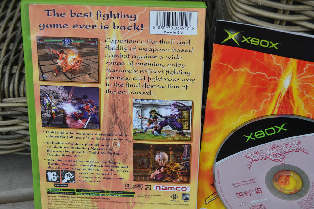 SoulCalibur II 2 XBOX Komplett Fint Skick