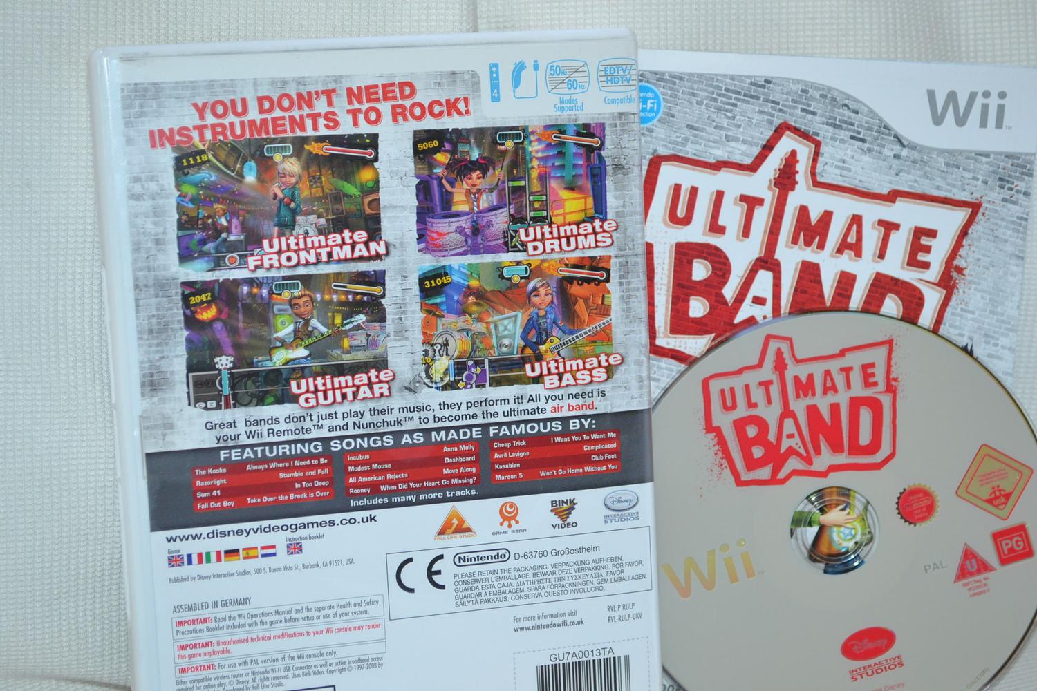 Ultimate Band Nintendo Wii Komplett Fint Skick