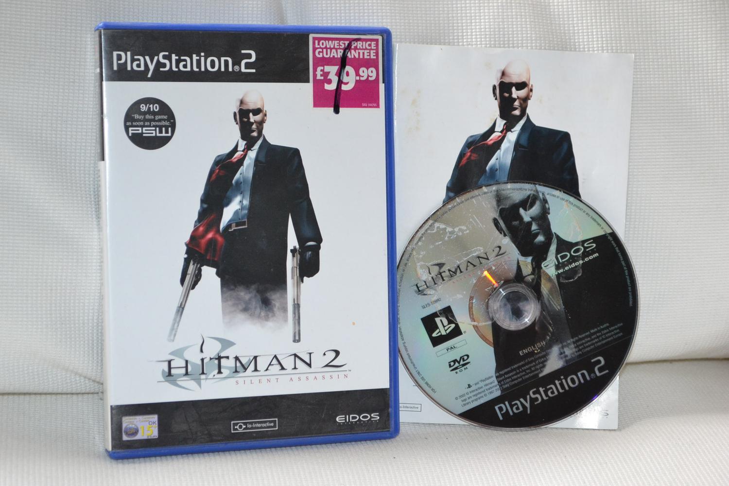 Hitman 2: Silent Assassin PS2 Playstation 2 Komplett Fint Skick
