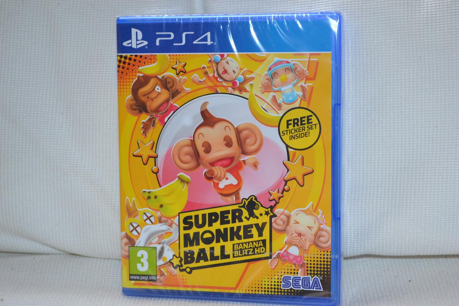 Super Monkey Ball Banana Blitz HD PS4 Playstation 4 Inplastad Ny
