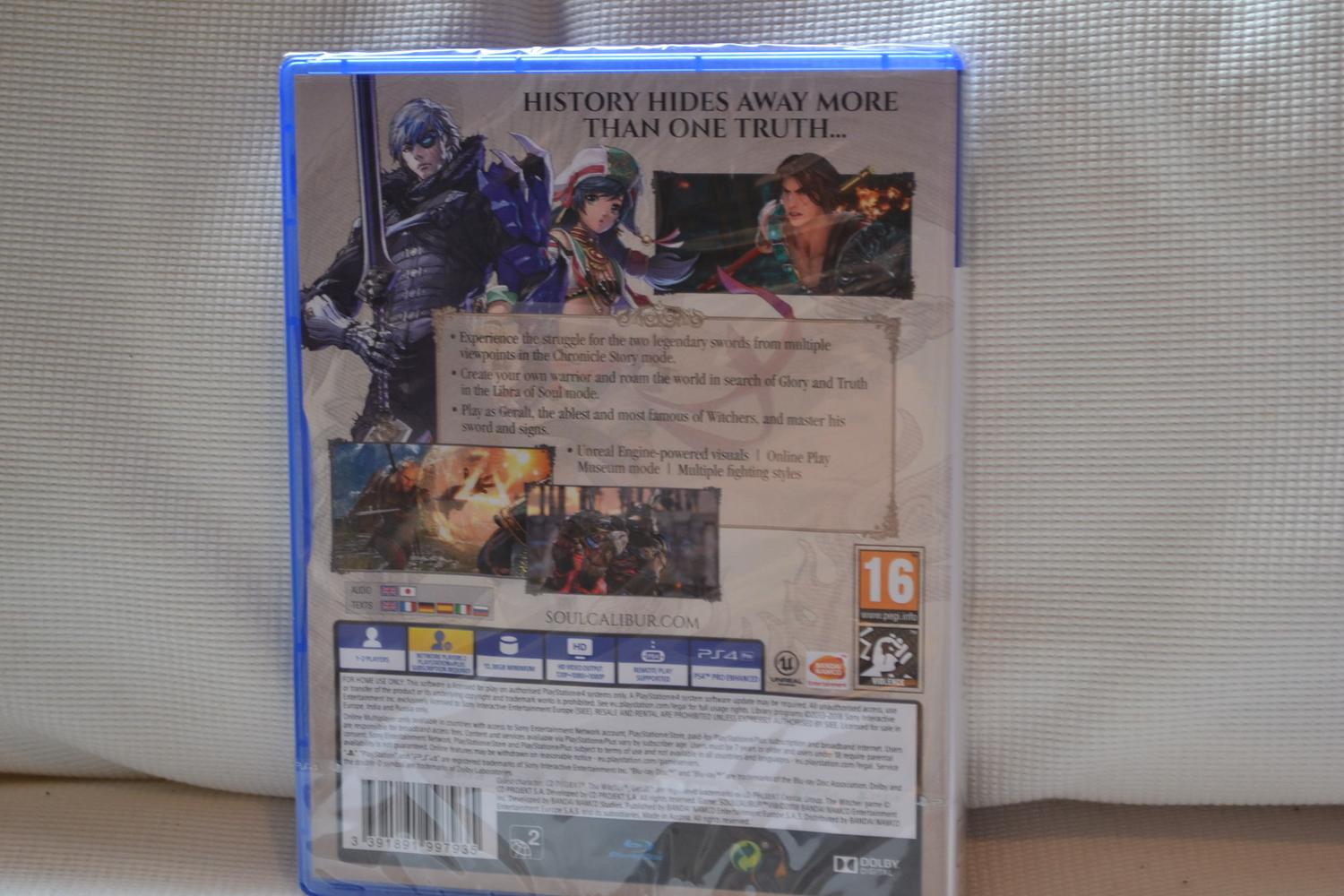 Soulcalibur VI PS4 Playstation 4 Inplastad Ny