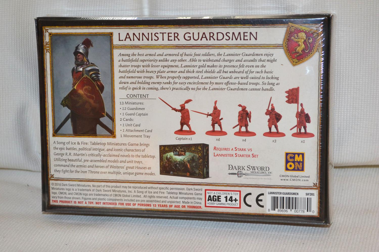 Lannister Guards 13st Figurer Game of Thrones (A Song Of Ice And Fire) Ny