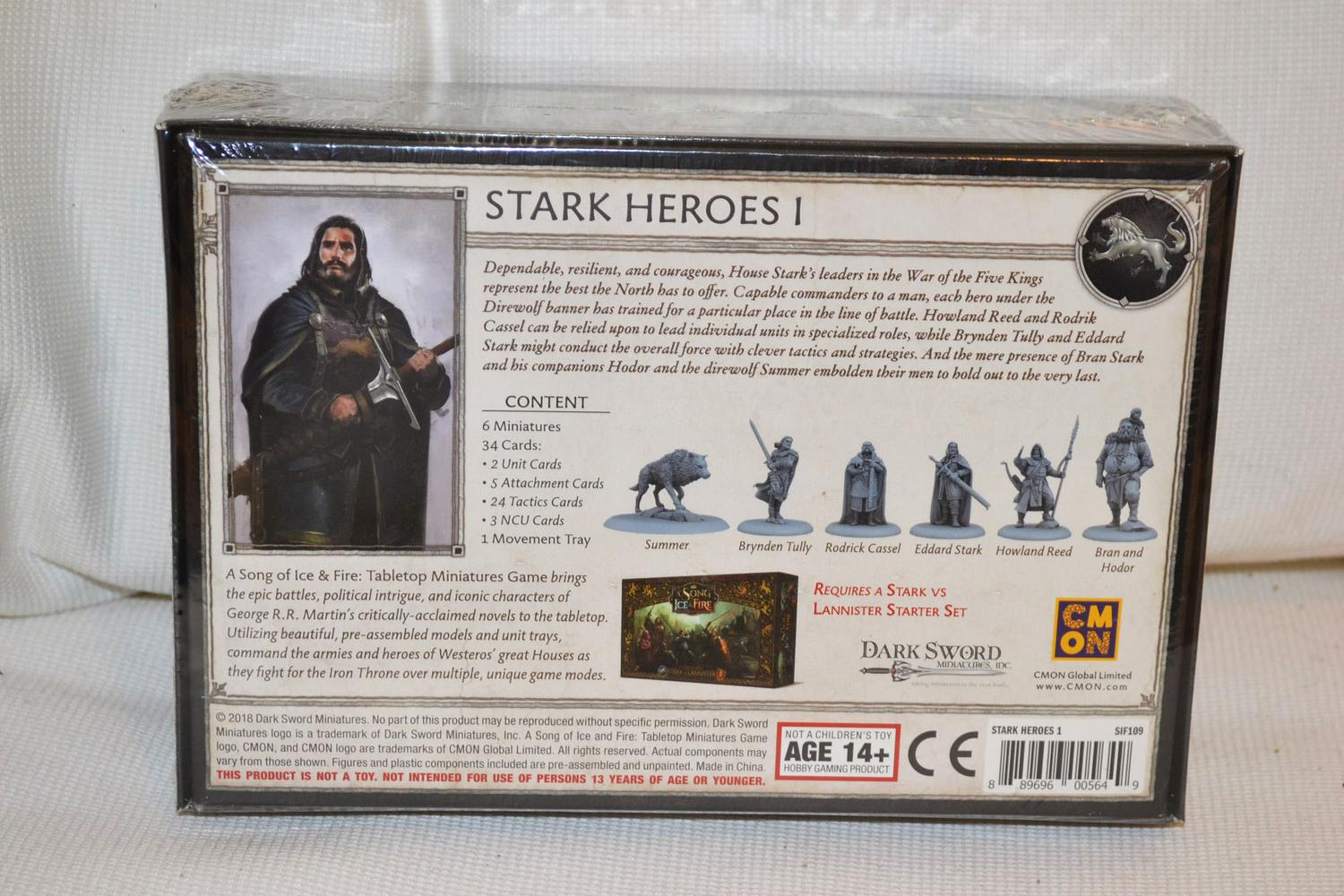 Stark Heroes #1 5st Figurer Game of Thrones (A Song Of Ice And Fire) Ny
