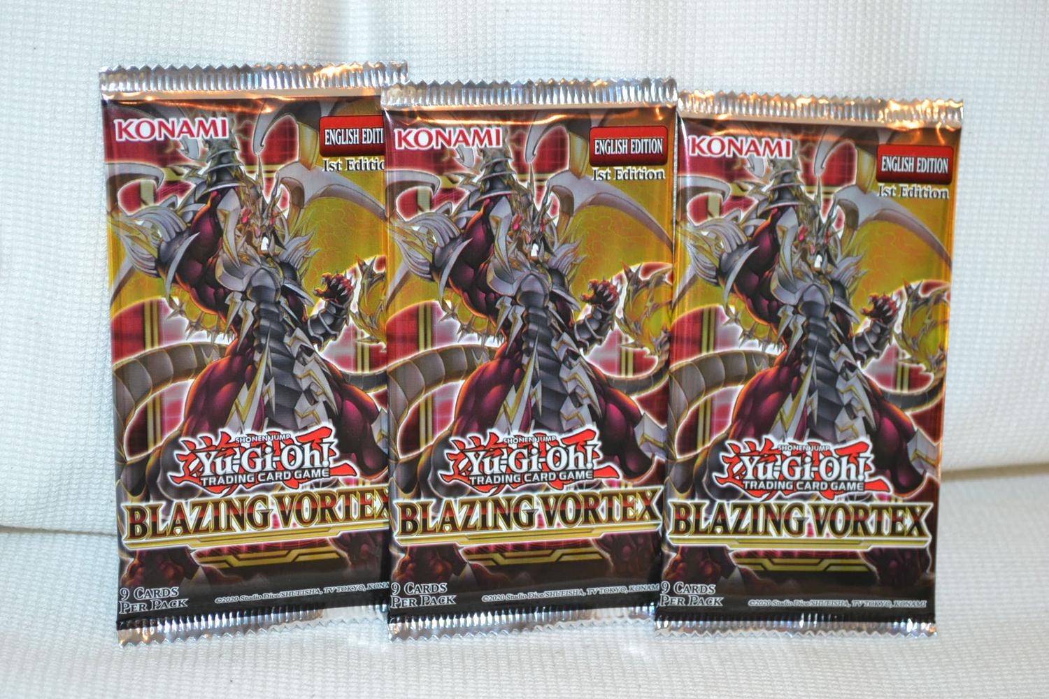 3st Booster Blazing Vortex Yu-Gi-Oh Yugioh ENG Ny