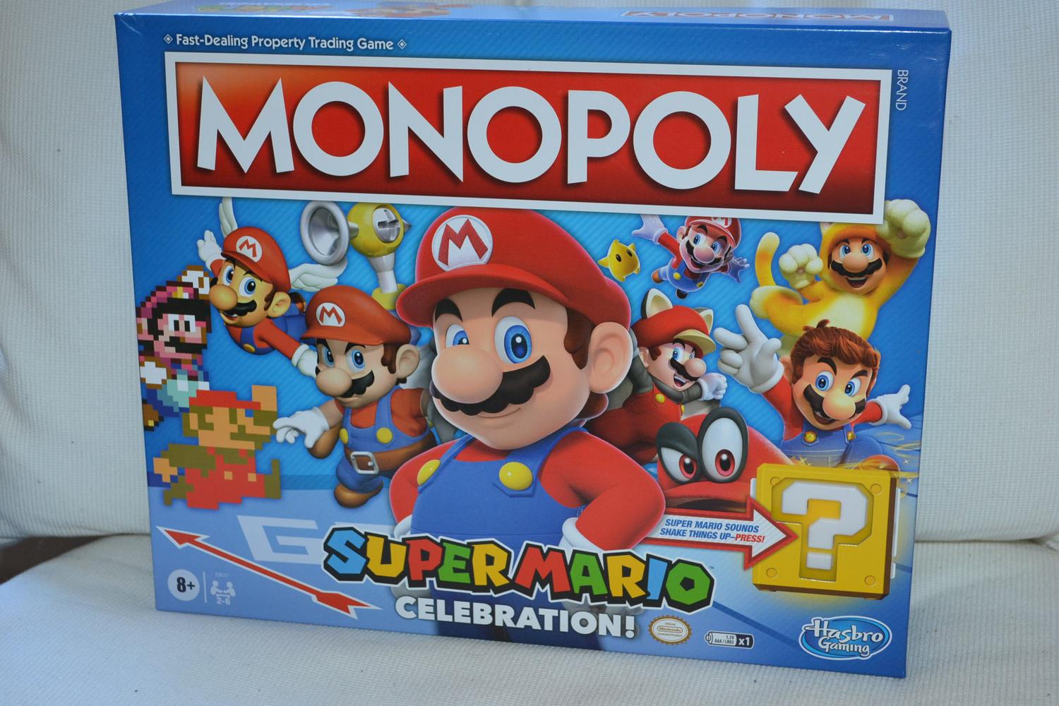Super Mario Celebration Monopol Brädspel ENG Ny
