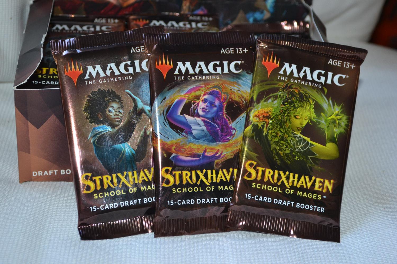 3st Draft Boosters Strixhaven School of Mages Magic the Gathering MTG ENG Ny