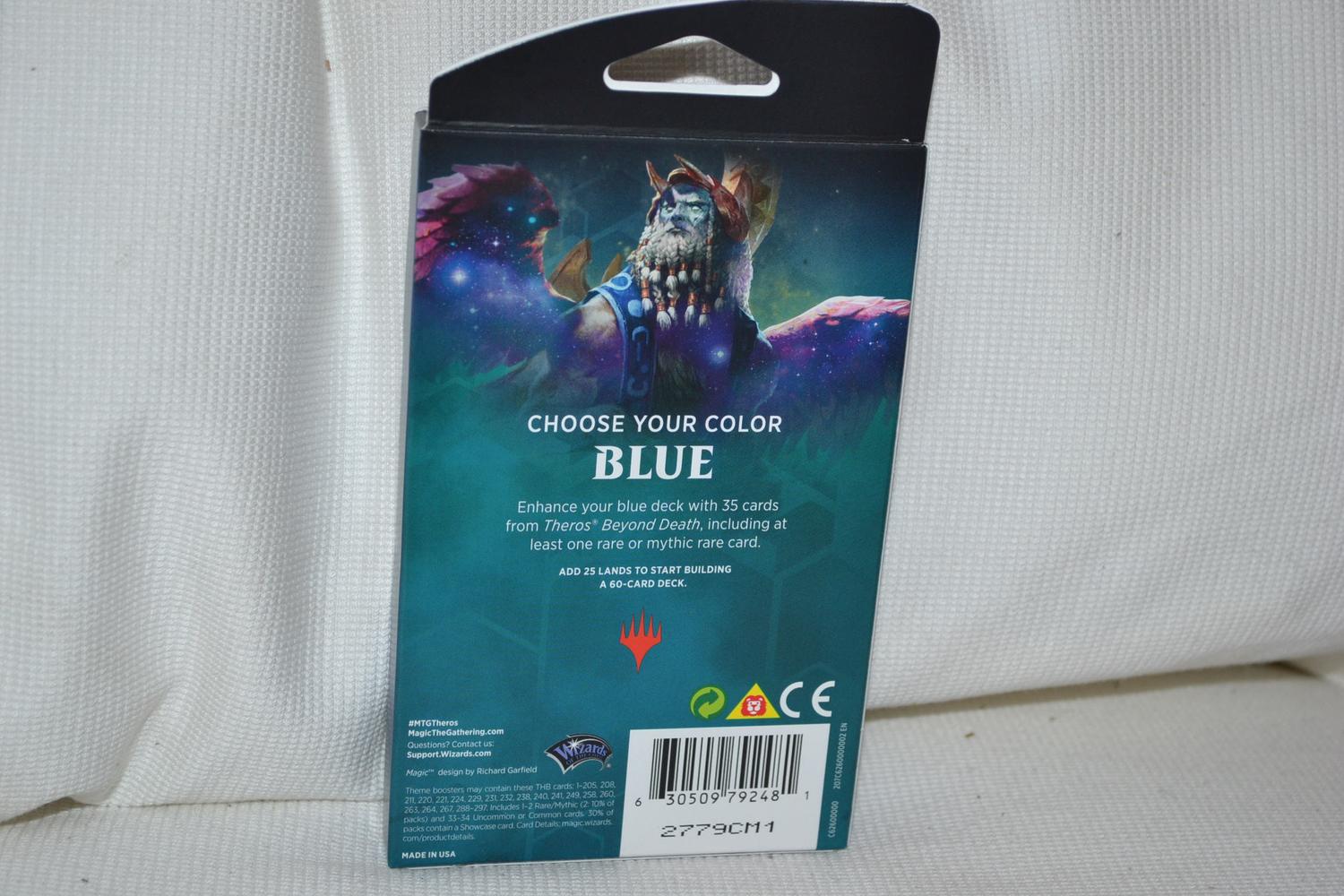 Blå Theme Booster Theros Beyond Death Magic the Gathering MTG ENG Ny