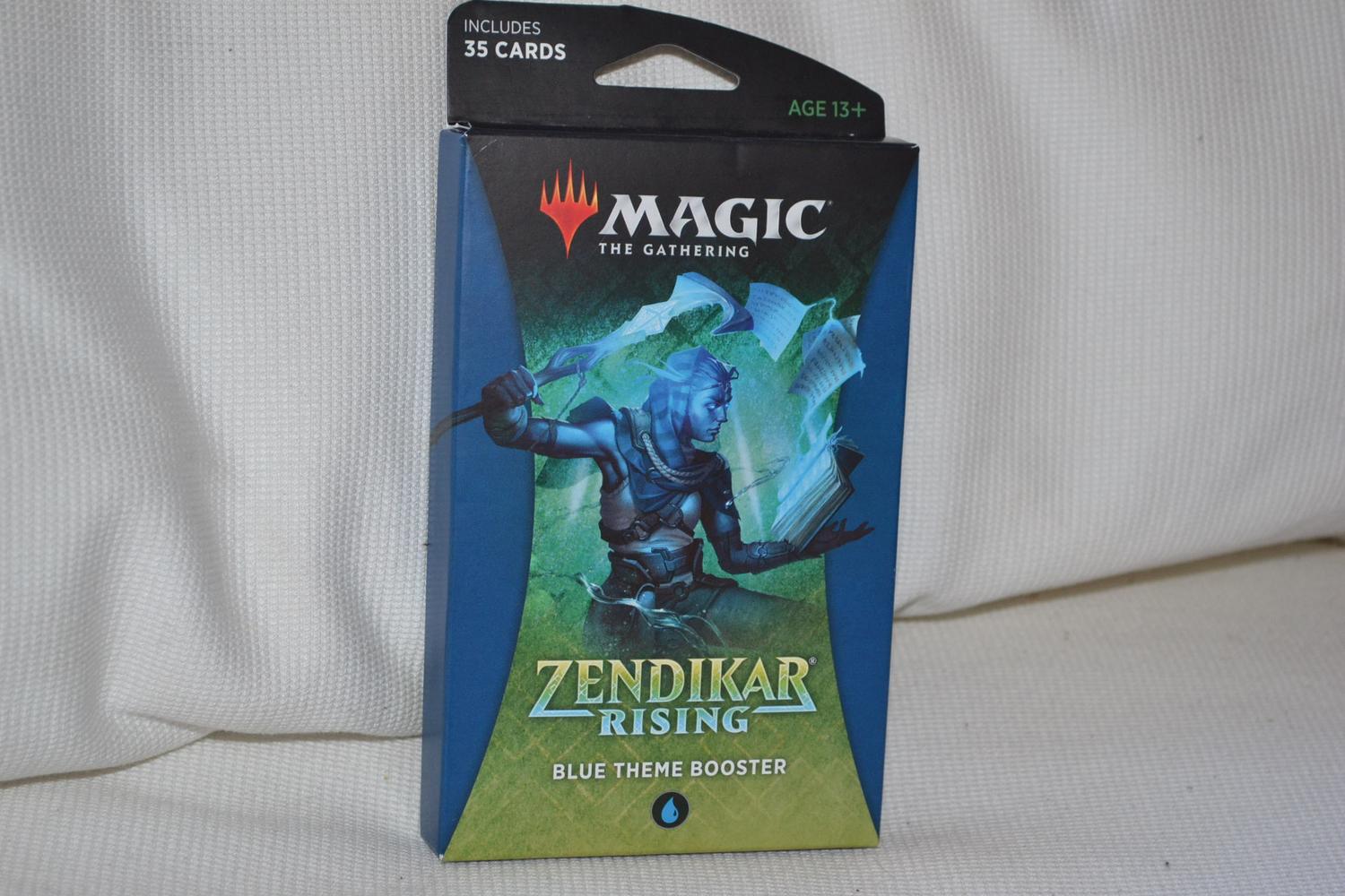 Blå Theme Booster Zendikar Rising Magic the Gathering MTG ENG Ny