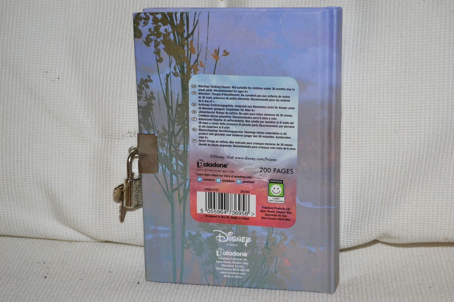Anna Dagbok m. Lås Frost 2 Disney 15,5*11cm (200 sidor) Ny