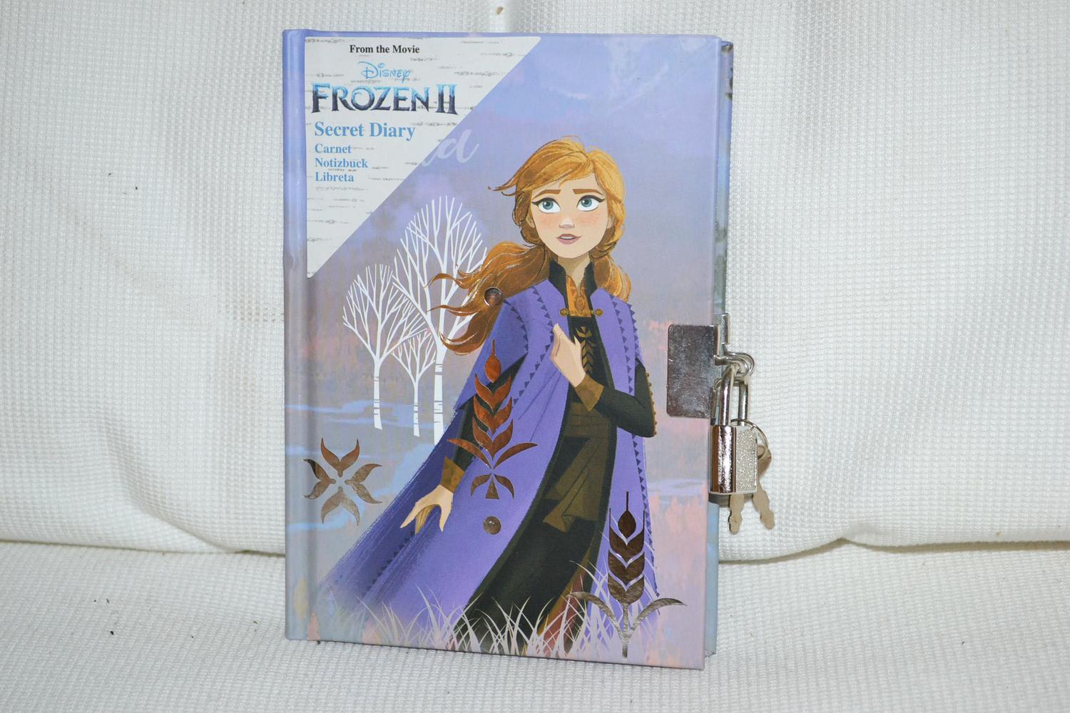 Anna Dagbok m. Lås Frost 2 Disney 15,5*11cm (200 sidor) Ny
