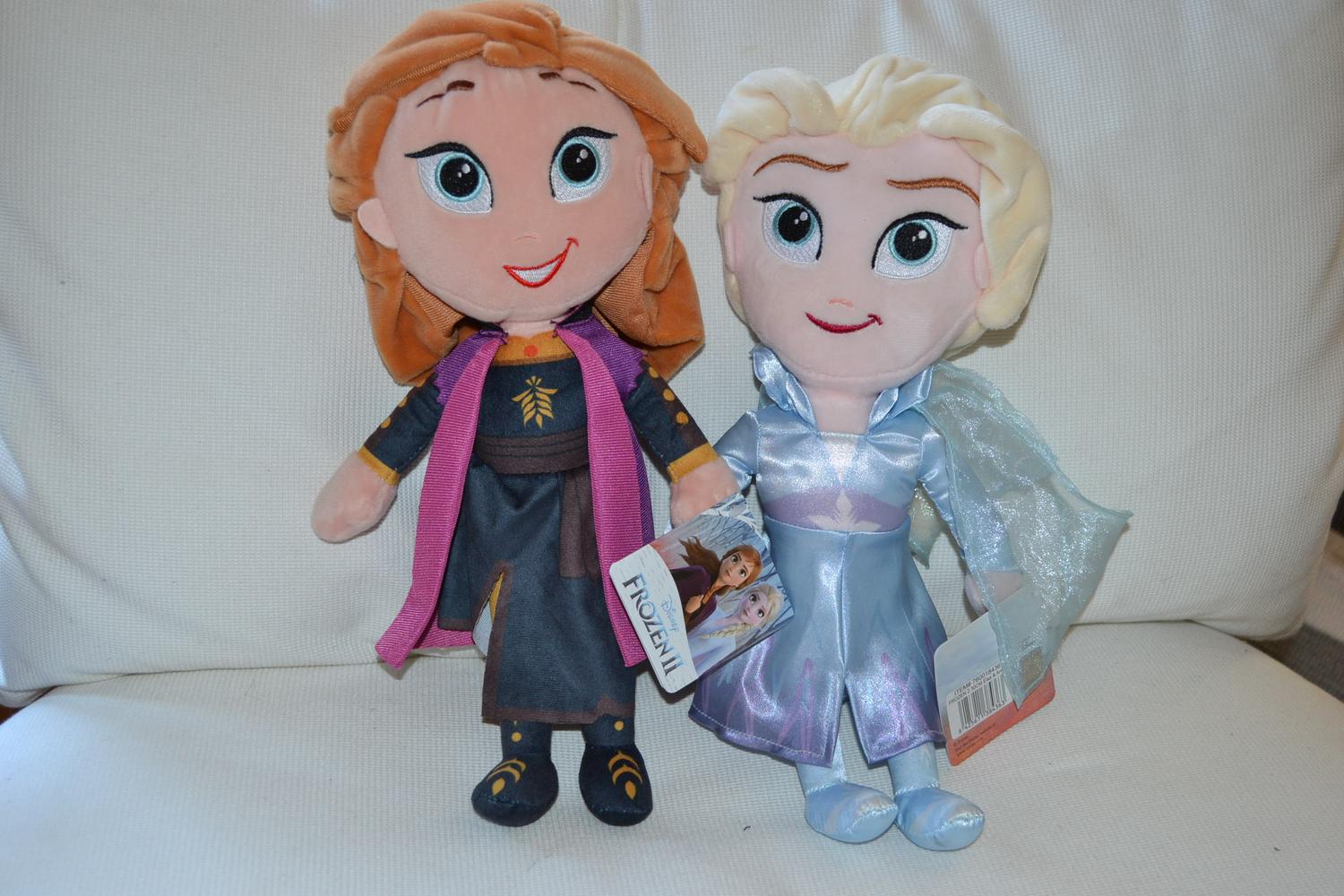 Elsa & Anna 2st Plushie Mjukis Frost 2 II Disney 30cm Ny
