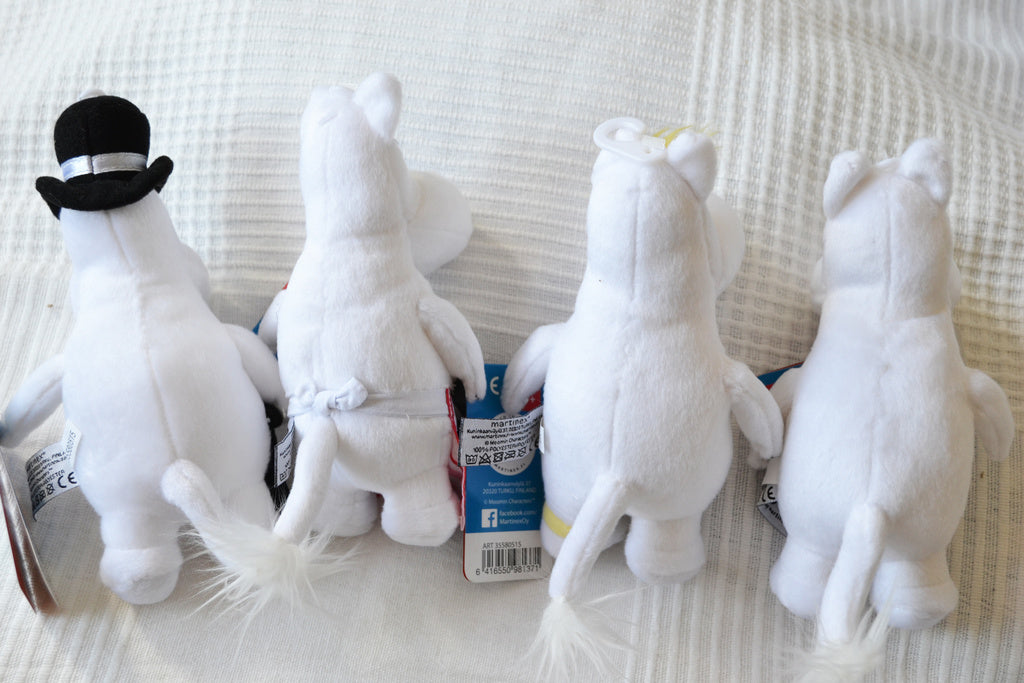 4st Mjukis fr. Mumin (Pappa, Mamma, Mumin) 15cm Ny