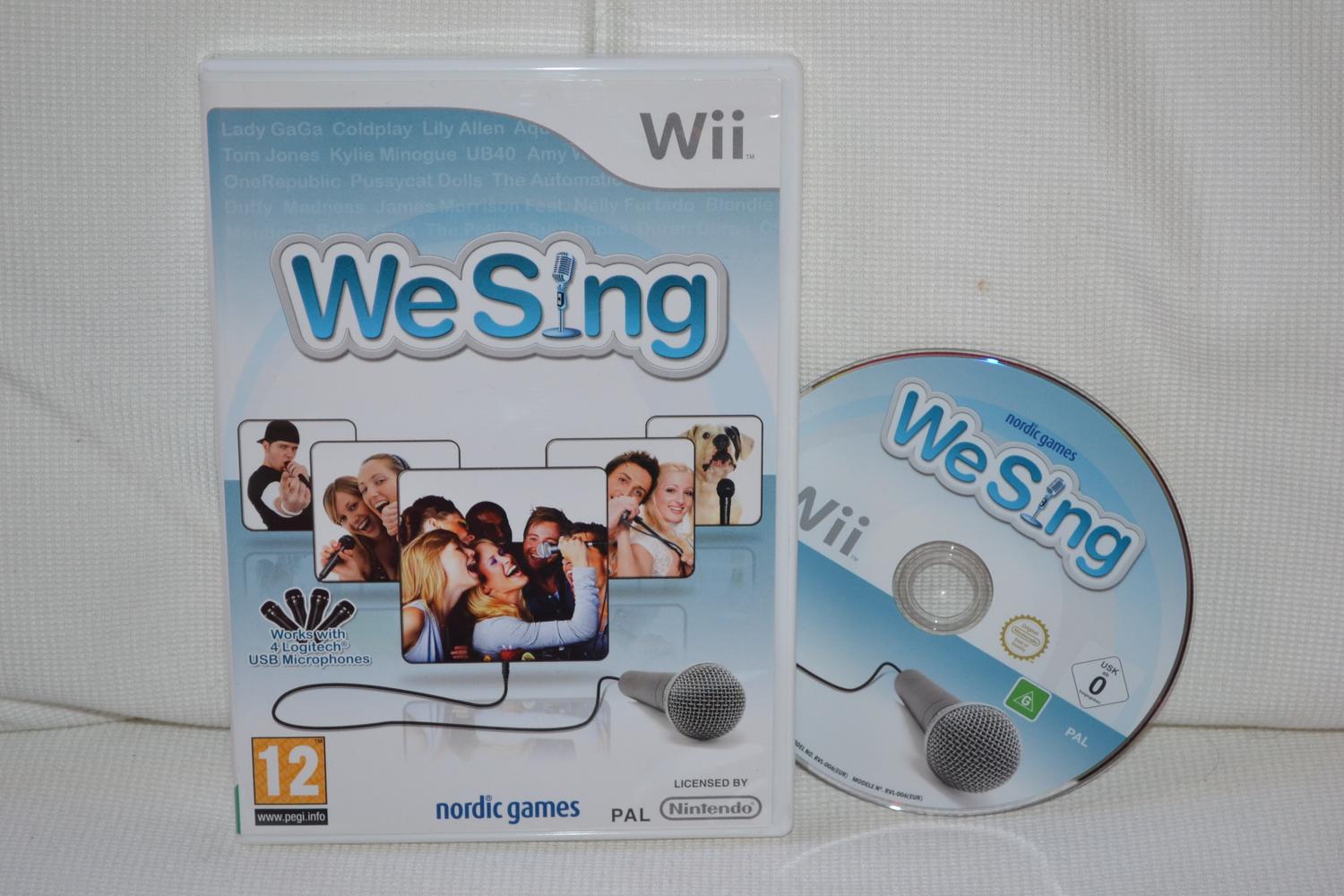 We Sing Wii Nintendo (Utan Manual) Fint Skick