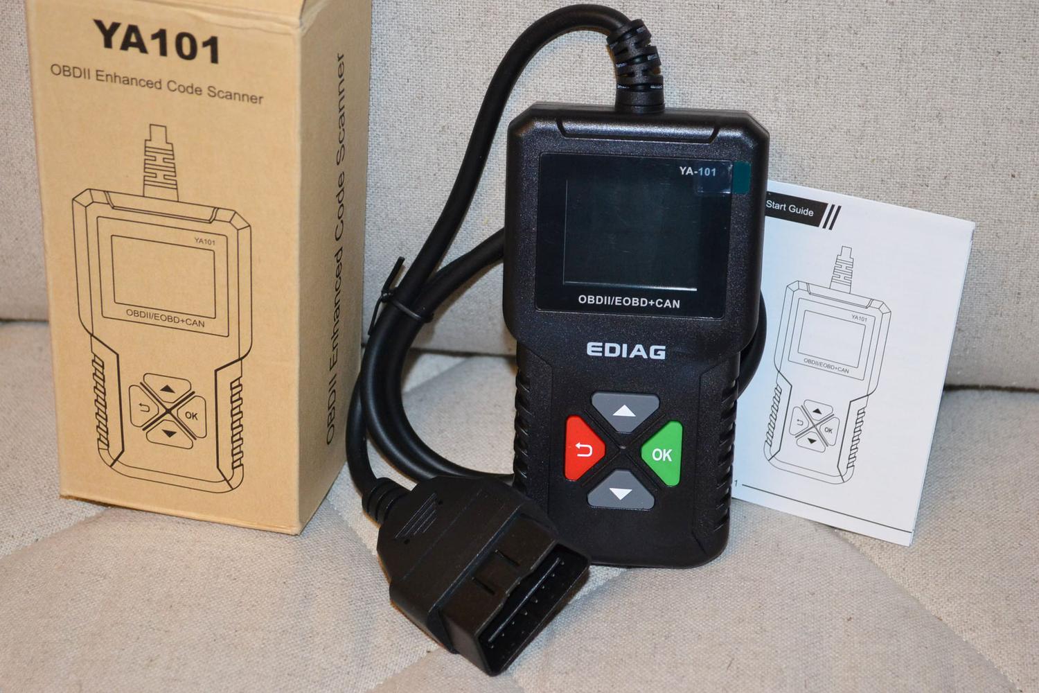 OBD II Felsökare Bil YA-101 Motor Ny