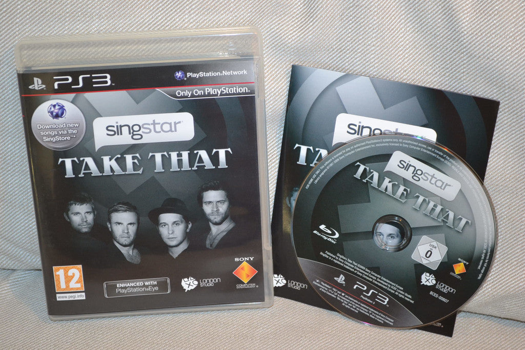 Singstar Take That PS3 Playstation 3 Komplett Nyskick