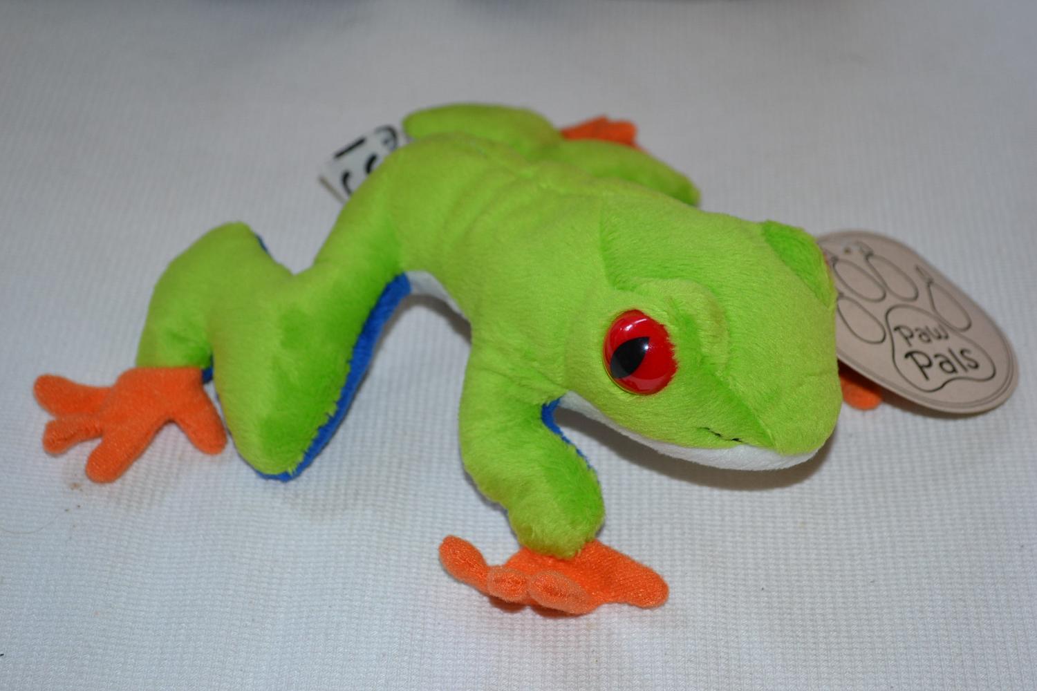 Groda Grön/Blå Mjukis Plushie 17cm Ny