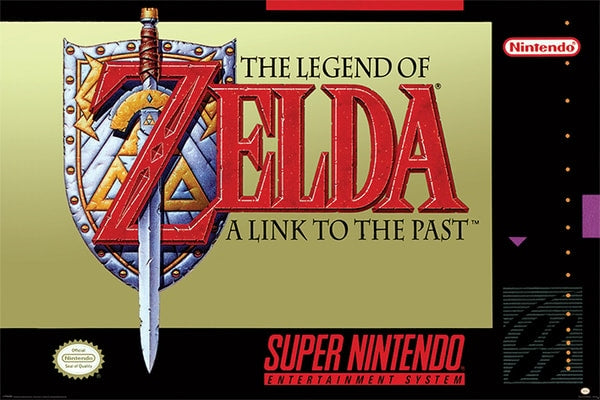 The Legend of Zelda A link to the Past Super Nintendo Maxi Poster 61*91,5cm Ny