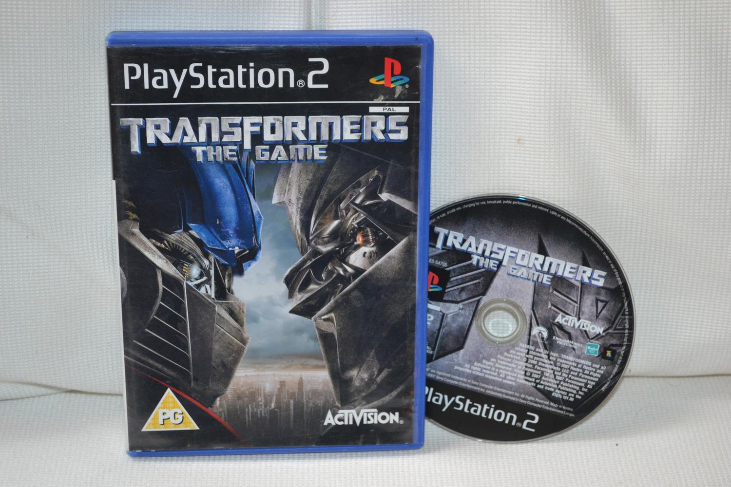 Transformers The Game PS2 Playstation 2 (Utan manual) Fint Skick