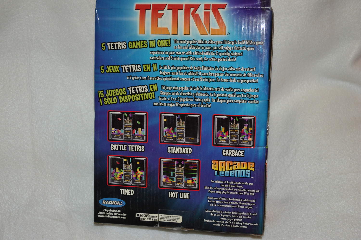Tetris Arcade Legends TV Joystick (Plug & Play) Ny