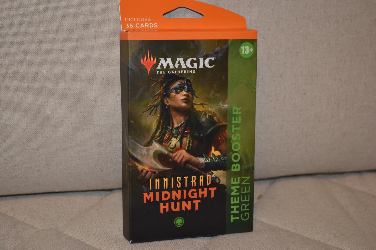 Grön Innistrad Midnight Hunt Theme Booster Magic the Gathering MTG ENG Ny