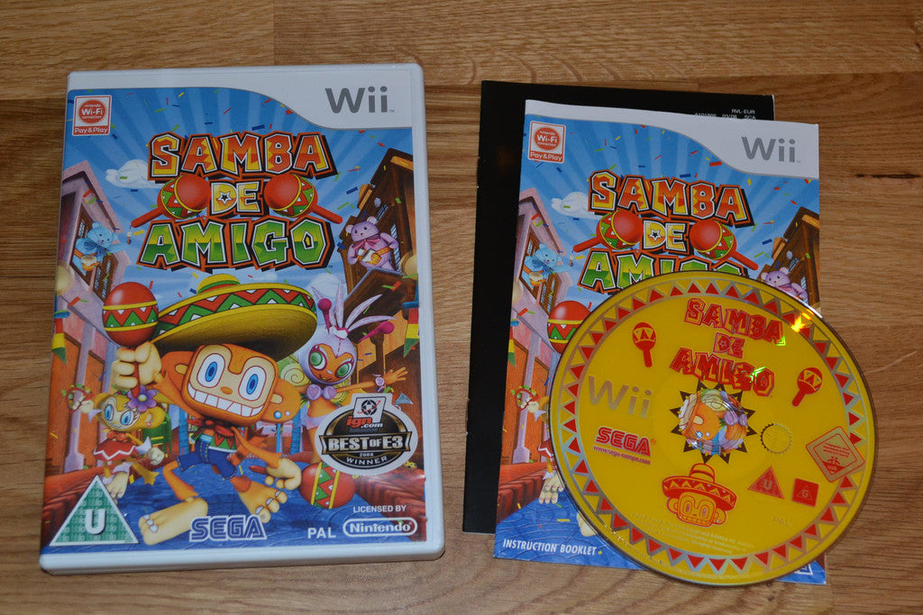 Samba De Amigo Wii Nintendo Komplett Fint Skick