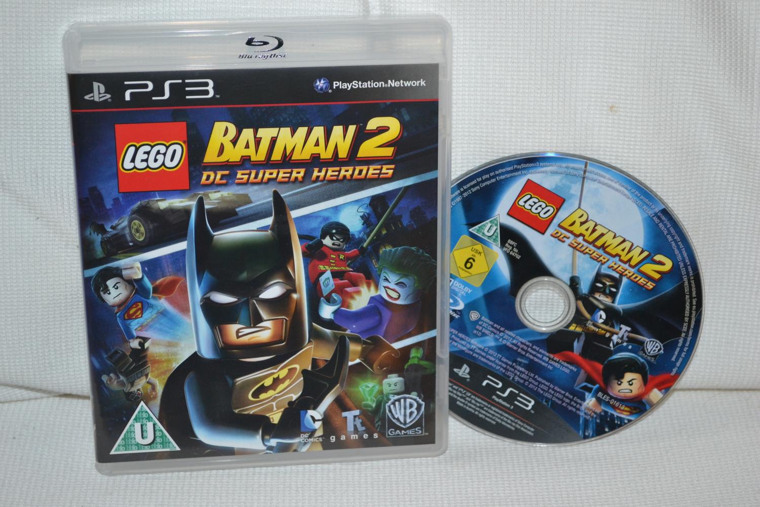 LEGO Batman 2 DC Super Heroes PS3 Playstation 3 (Utan Manual) Fint Skick