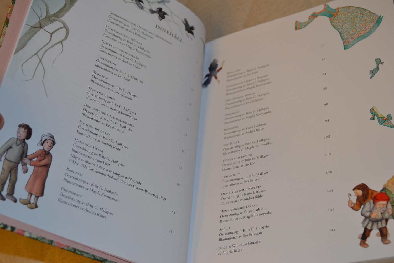 Bröderna Grimms Sagovärld (23st historier) 2021 Bonnier Carlsen Ny