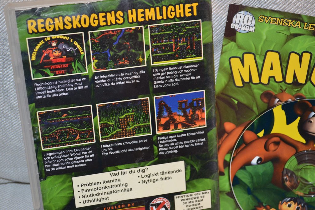 Regnskogens Hemlighet Woodi PC Komplett Fint Skick