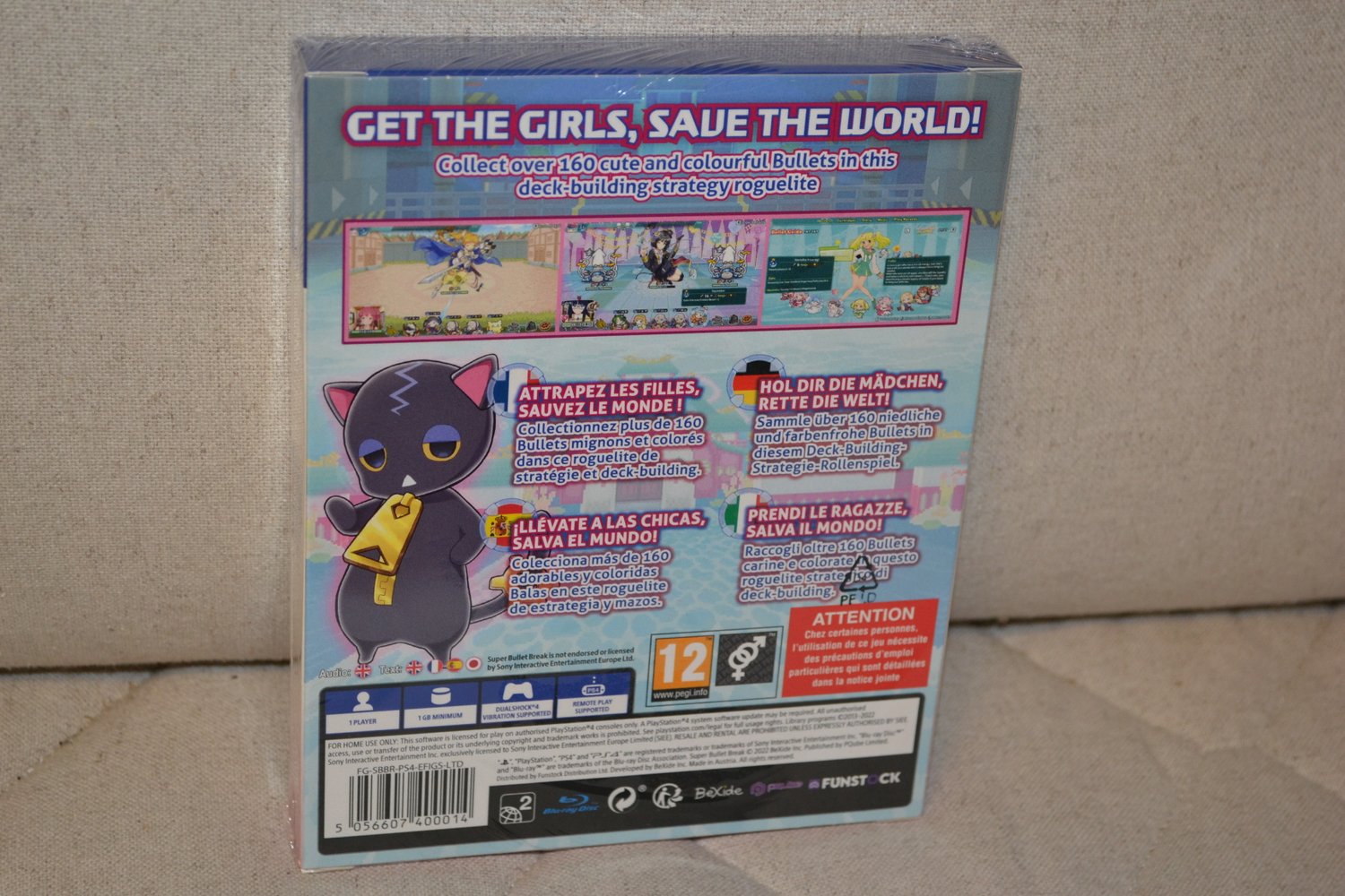 Super Bullet Break Day One Edition PS4 (Med artbook) Ny